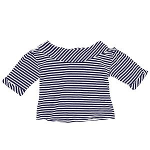 LAUNDRY BY SHELLI SEGAL Women’s‎ Striped Off-Shoulder Top Size large